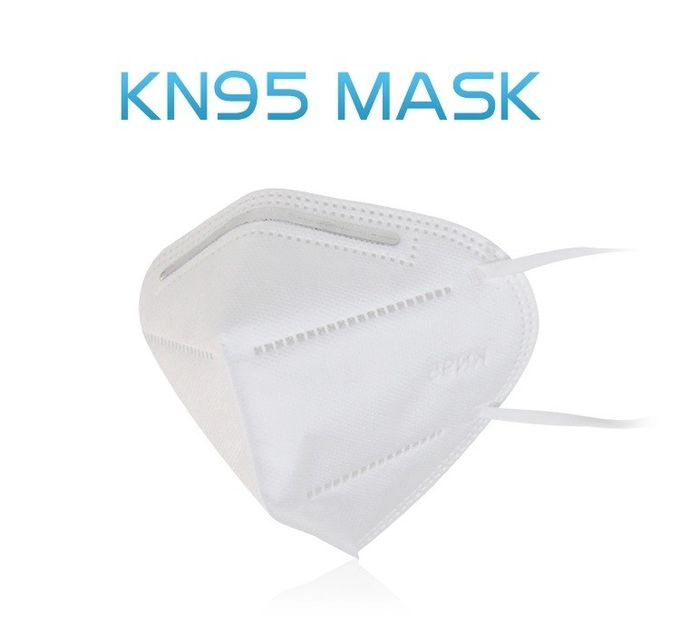 ماسک ضد ویروس KN95 صورت یکبار استفاده از ماسک تنفسی محافظ گرد و غبار پارچه