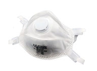ماسک تنفس دریچه ای با رنگ سفید ، دستگاه تنفس N95 با دریچه بازدم