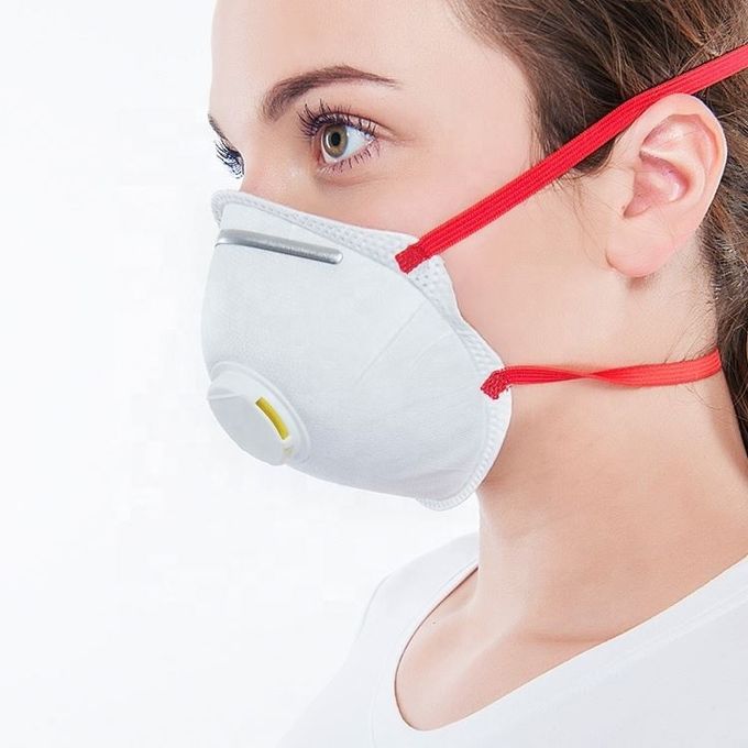 ماسک تنفسی یکبار مصرف جام شکل ، دستگاه تنفس ماسک گرد و غبار محلول در آب